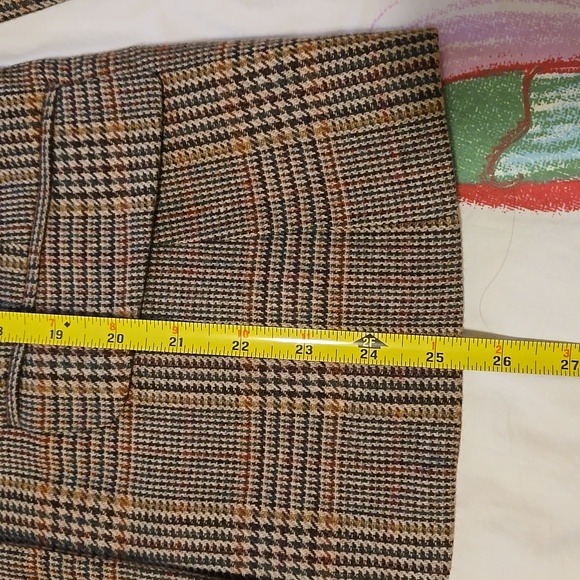 Nina Mclemore wool brown jacket and skirt,size 12. Used. Looks new. - Picture 8 of 15